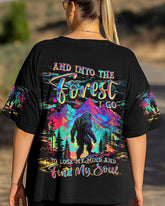 Maxcorners And Into The Forest I Go Bigfoot Colorful All Over Print LM1601