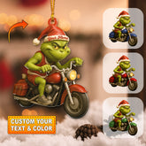 Maxcorners Racing ELF, Home Decor, Christmas Ornament, Personalized Ornament 2D Flat LM2111