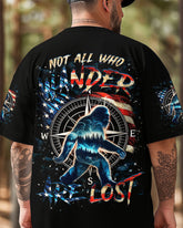 Maxcorners Not All Who Wander Are Lost Bigfoot All Over Print LM1601