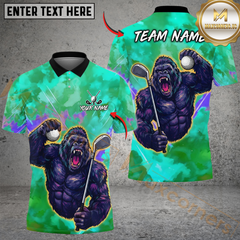 Maxcorners Savage Swing Golf Polo Shirt, Customized Name & Team Name 3D Shirts (4 Colors) 39
