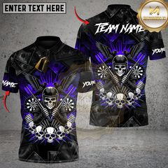 Maxcorners Skull Rider Darts Multicolor Customized Name, Team Name 3D Shirts