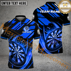 Maxcorners Classic Darts Jersey Multicolor Options Personalized Name, Team Name 3D Polo Shirt