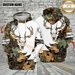 Maxcorners Custom Name Deer Hunting Skull Camo All Over Print Shirt
Best Gift For Hunter