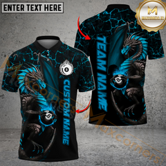 Maxcorners Ball 8 Pool Big Dragon Billiard Jersey Multicolor Options Personalized Name, Team Name 3D Shirt