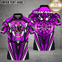 Maxcorners Dart Shirt Hornet Style Power Lines Multioptions Personalized Name, Team Name Unisex 3D Shirt (4 Colors)