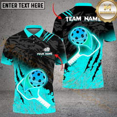 Maxcorners Pickleball Basic Style Multicolor Customized Name, Team Name 3D Shirts