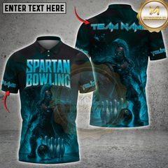 Maxcorners Bowling Spartan Inferno Multicolor Customized Name, Team Name 3D Shirts 1
