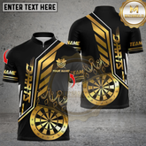 Maxcorners Darts King's Crown Design Multicolor Customized Name, Team Name 3D Shirts