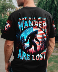 Maxcorners Not All Who Wander Are Lost Bigfoot All Over Print LM1601