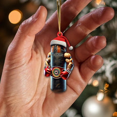 Maxcorners Custom Name Boxing Ornament, Christmas Gift for Boxing Loverss 2D Flat LM2111