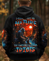 Maxcorners The Closer I Get To Nature Bigfoot Fishing All Over Print LM1601