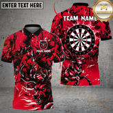 Maxcorners Darts Angry Deer Multicolor Options Personalized Name, Team Name 3D Shirt