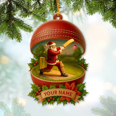 Maxcorners Christmas Cricket Players, Home Decor, Christmas Ornament 2D Flat LM2111