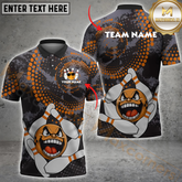 Maxcorners Bowling Angry Strike Multicolor Personalized 3D Shirt, Furious Ball & Exploding Pins Shirts