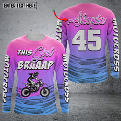Maxcorners Cruiser Master Biker Personalized Name 3D Shirt