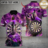 Maxcorners Spartan Darts Warrior Fury Multicolor Customized Name, Team Name 3D Shirts