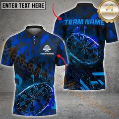 Maxcorners Blazing Arrow Darts Jersey Multicolor Option Customized Name, Team Name 3D Polo Shirt