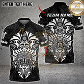 Maxcorners Darts Sport Aztec Mask Tribal Multicolor Customized Name, Team Name 3D Shirt