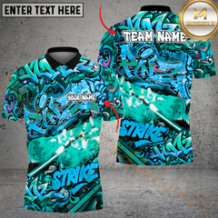 Maxcorners Bowling Graffiti Break Flame Strike Multicolor Options Personalized Name, Team Name 3D Shirt