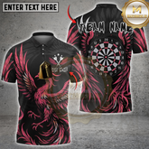 Maxcorners Phoenix Wing Darts Jersey Multicolor Customized Name, Team Name 3D Shirts