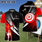 Maxcorners Archery Lover Gift Shirt Personalized Name 3D Shirt