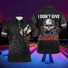 Maxcorners Cool Bowling Skull Customized Name And Team Name 3D Shirt