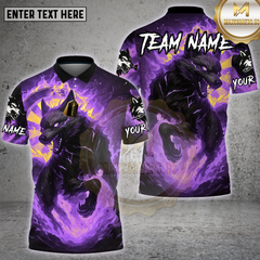 Maxcorners Fire Wolf Dartboard Burning Flame Power Multioptions Personalized Name, Team Name Unisex 3D Shirt (4 Colors)