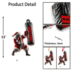 Maxcorners Custom Name Boxing Ornament, Christmas Gift for Boxing Lovers 2D Flat LM2111
