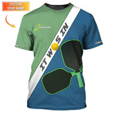 Maxcorners Custom Name Pickleball Shirt, “IT WAS IN” Funny Pickleball Shirts For Men's, Gift For Pickleball Players LM0509