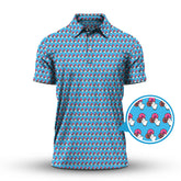 Maxcorners Two In The Pink One In The Stink Shirt, Funny Golf Shirt, Pattern Polo Golf Shirts, Men's Golf Shirts