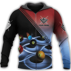 Maxcorners Billiard Personalized Name 3D Unisex Shirt