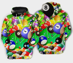 Maxcorners Billiard Where’S The Cue Ball 3D All Over Printed Clothes