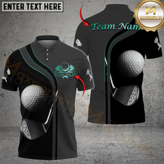 Maxcorners Golf Deep Fantasy Multicolor Customized Name, Team Name 3D Shirts