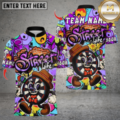 Maxcorners Darts Graffiti Mr Dartboard Multicolor Customized Name, Team Name 3D Shirts