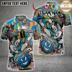 Maxcorners Urban Impact Bowling Jersey Multicolor Customized Name, Team Name 3D Shirts