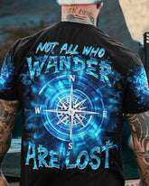 Maxcorners Not All Who Wander Are Lost Compass All Over Print LM2101