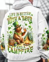 Maxcorners Life Is Better With A Beer And A Campfire Patrick's Day All Over Print LM2101