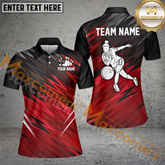 Maxcorners Player Bowling Jersey Multicolor Option Customized Name, Team Name 3D Shirt For Women