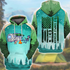 Maxcorners Camping 3D All Over Printed Shirt VTHD49