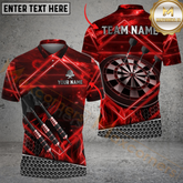 Maxcorners Darts Lightning Tech Net Multicolor Customized Name, Team Name 3D Shirts