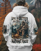 Maxcorners Life Is Better In The Nature Haze Bigfoot All Over Print LM2101