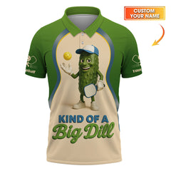 Maxcorners Personalized Big Dill Pickleball Shirt , Funny Pickleball Shirts, Gift For Pickleball Lover LM0509
