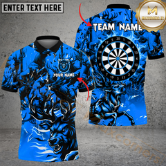 Maxcorners Darts Angry Deer Multicolor Options Personalized Name, Team Name 3D Shirt