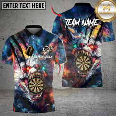 Maxcorners Darts Savage Beast Dartboard Personalized Name, Team Name Unisex 3D Shirt