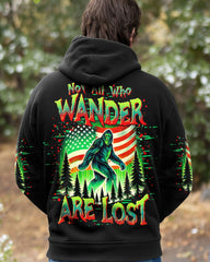 Maxcorners Not All Who Wander Are Lost Bigfoot All Over Print LM1601
