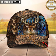 Maxcorners Personalized Wild Buck Camo Hunting 3D Cap, Perfect Gift for Hunter