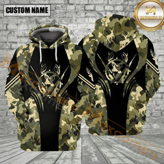 Maxcorners Deer Hunting Camouflage All Over Print Shirt Best Gift For Hunter