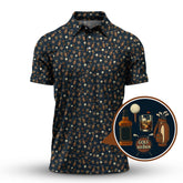 Maxcorners Golf Pattern Shirt For Golfer, Bourbon Golf Shirt, Crazy Golf For Men