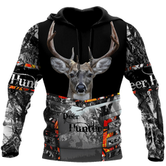 Maxcorners Deer Hunter Custom Name Shirt 3D All Over Printed Clothes
