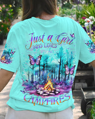 Maxcorners Just A Girl Who Loves Campfires All Over Print LM2101